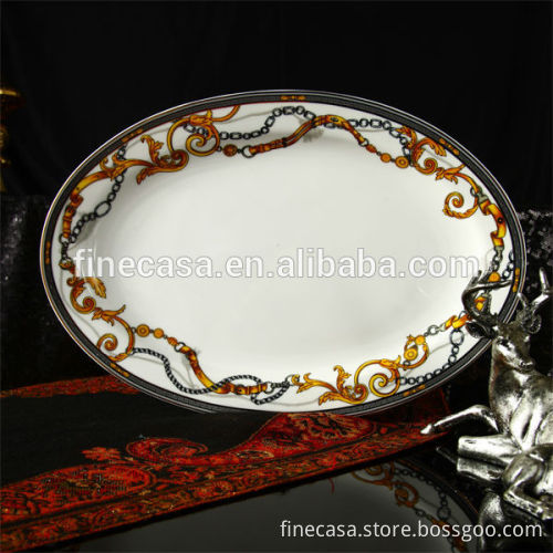 47pcs Luxury Fine Bone China Dinner Set